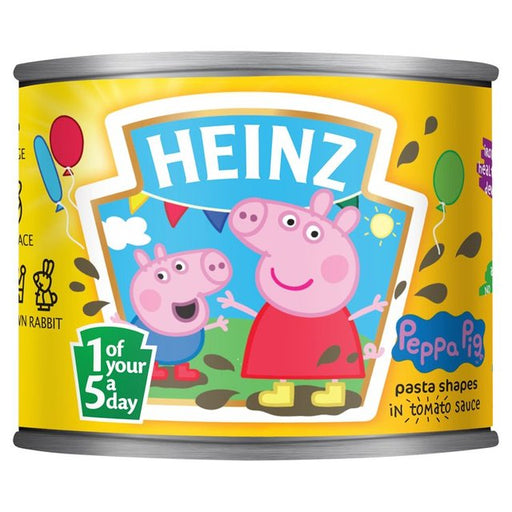 Heinz Peppa Pig Pasta Shapes in Tomato Sauce 205g Botiga