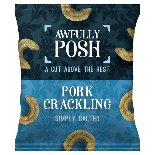 Awfully Posh Sea Salt Pork Crackling 40g Botiga
