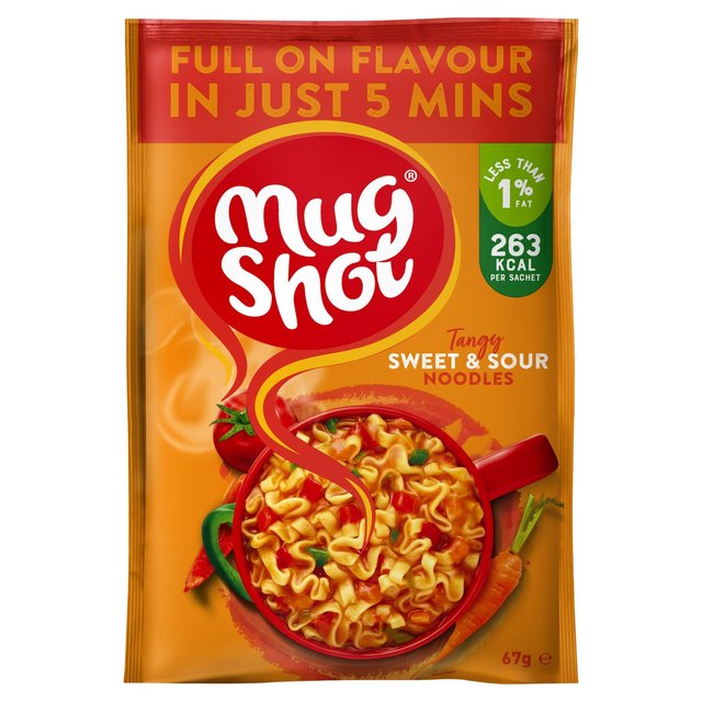 Mug Shot Spicy Sweet & Sour Noodles 67g Botiga