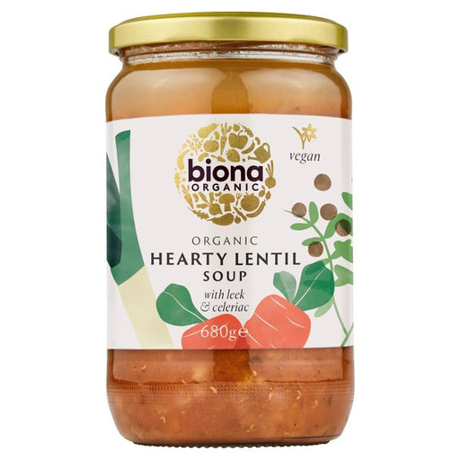 Biona Organic Hearty Lentil Soup 680g Botiga