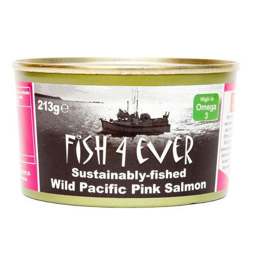 Fish 4 Ever Wild Pacific Pink Salmon 213g Botiga