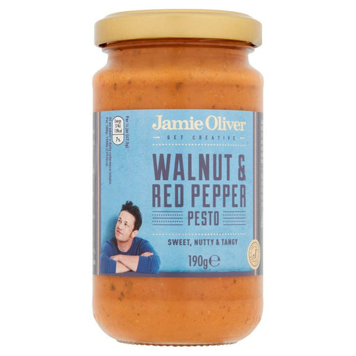 Jamie Oliver Walnut & Red Pepper Pesto 190g Botiga
