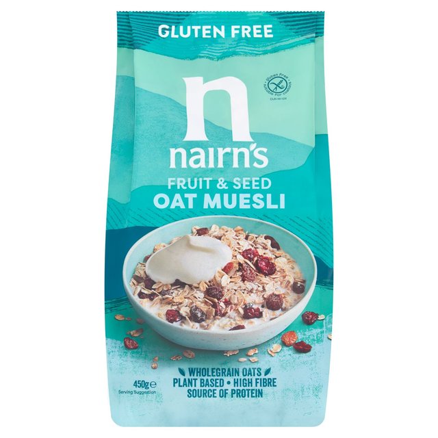 Nairn's Gluten Free Fruit & Seed Oat Muesli 450g Botiga