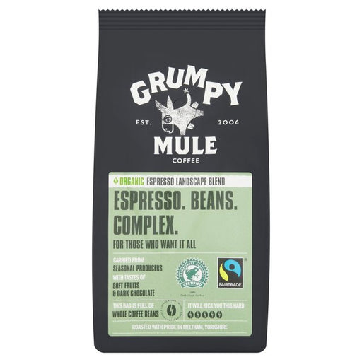 Grumpy Mule Organic Espresso Beans 227g Botiga