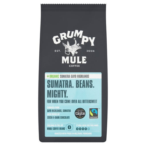 Grumpy Mule Organic Sumatra Coffee Beans 227g Botiga