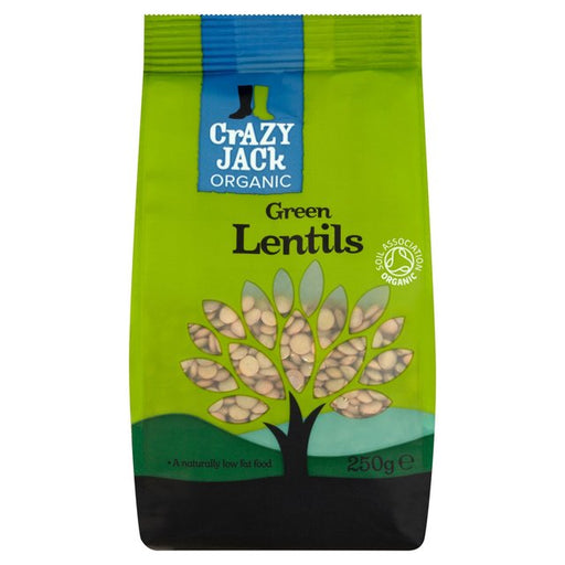 Crazy Jack Organic Green Lentils 250g Botiga