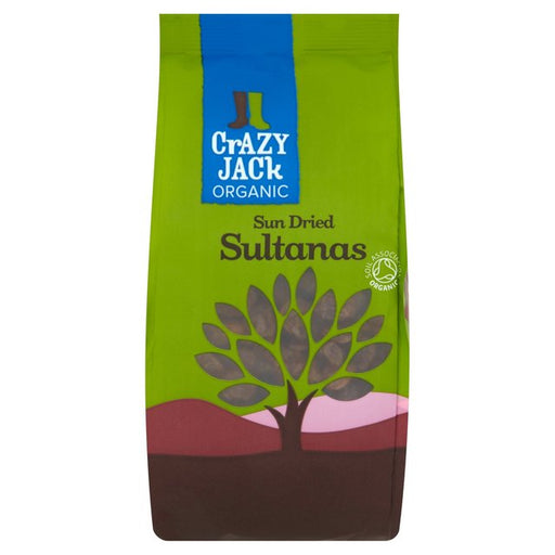 Crazy Jack Organic Sultanas 375g Botiga