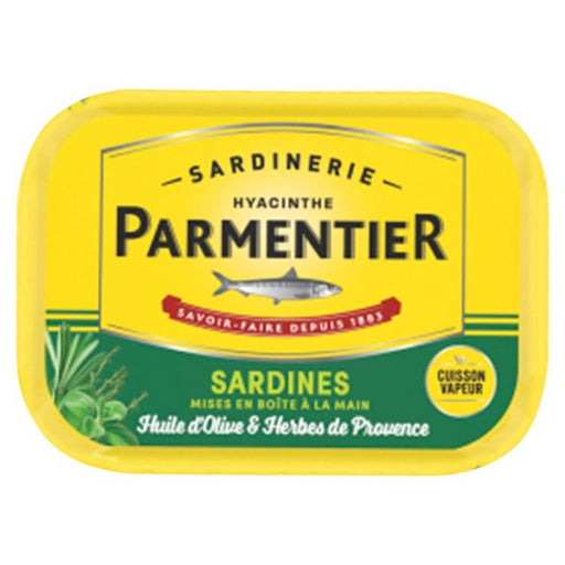 H. Parmentier Sardines Olive Oil & Herb 135g Botiga