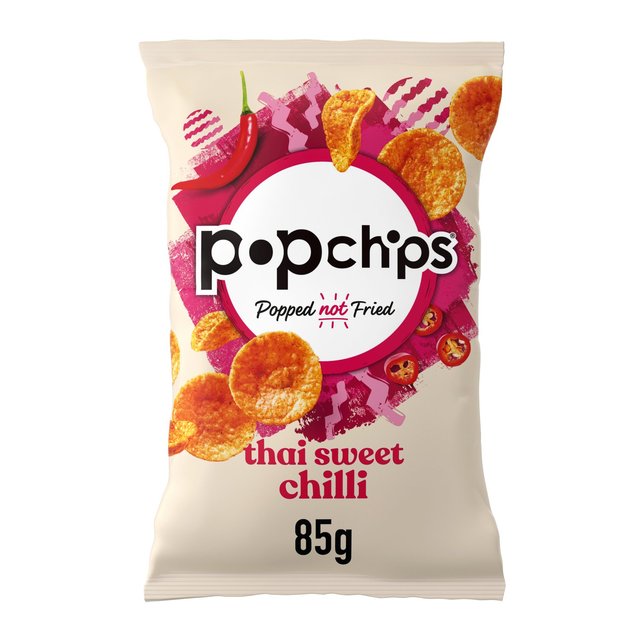 Popchips Thai Sweet Chilli Sharing Crisps 85g Botiga