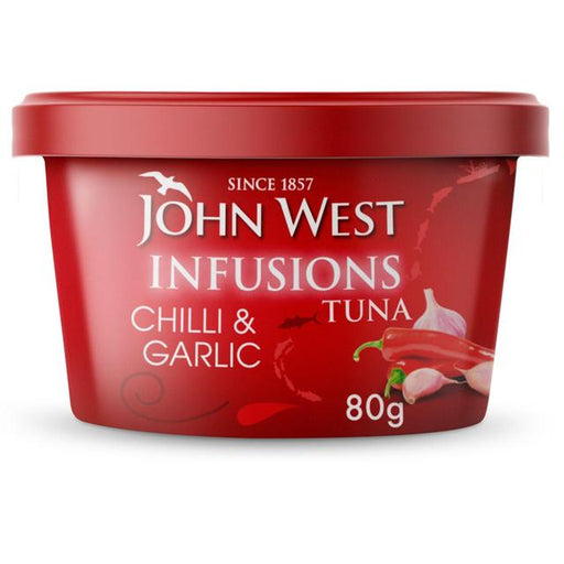 John West Infusions Tuna Chilli & Garlic 80g Botiga