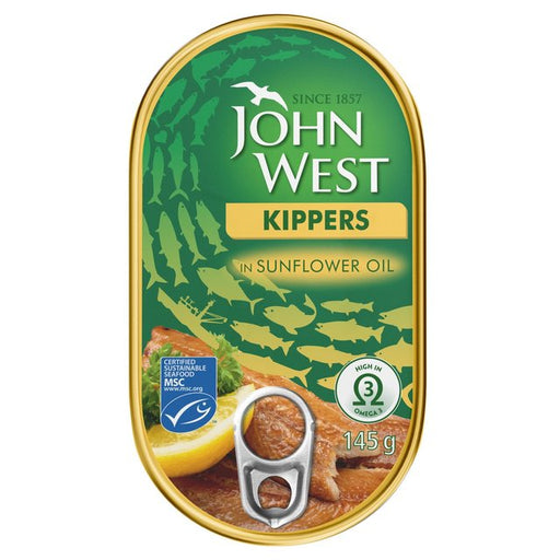 John West Kippers Brisling In Sunflower Oil 145g Botiga