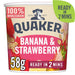 Quaker Oat So Simple Banana Strawberry Porridge Cereal Pot 58g Botiga