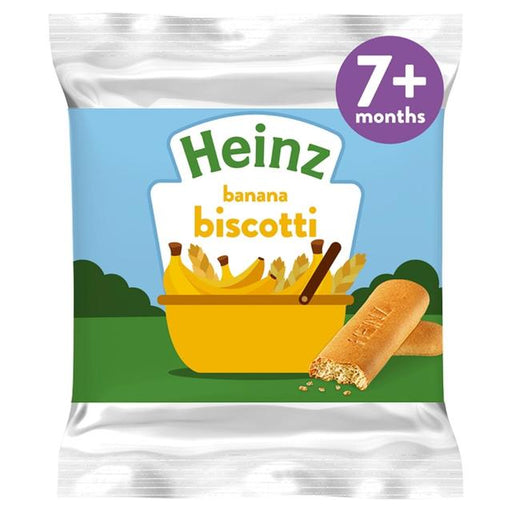 Heinz Banana Biscotti Baby Food Snacks 7+ Months 60g Botiga