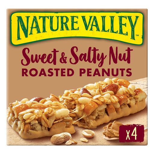 Nature Valley Sweet & Salty Nut Roasted Peanuts Bars 4 x 30g Botiga