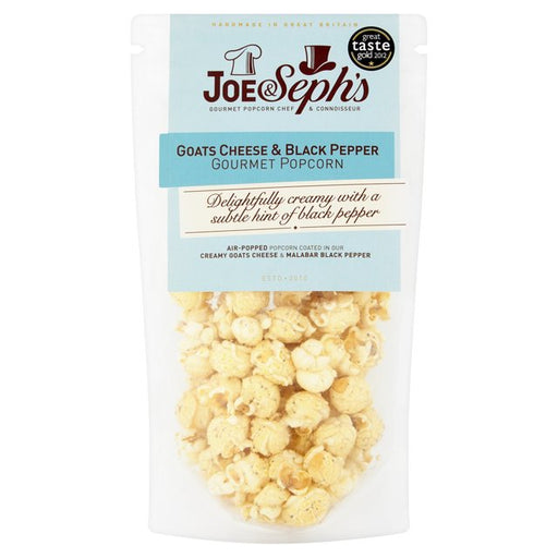 Joe & Seph's Goats Cheese & Black Pepper Popcorn 70g Botiga