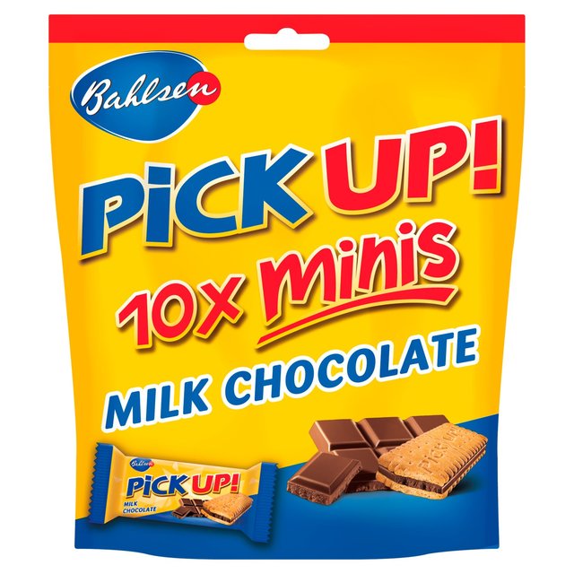 Bahlsen PiCK UP! Minis Milk Chocolate Biscuit Bars 10 per pack – UK Botiga