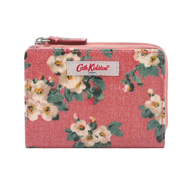 CATH KIDSTON IVORY,PINK & GREEN FLORAL PRINT CLASP TOP COTTON HANDBAG –  Whispers Dress Agency